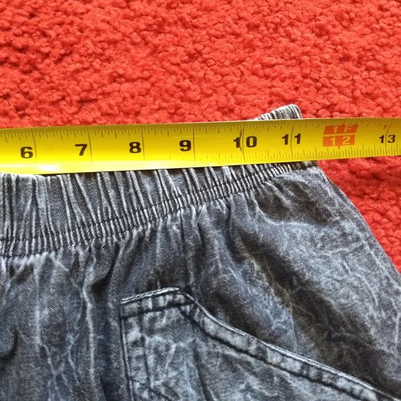 vintage 80s black acid wash denim matching set - Picture 10 of 11